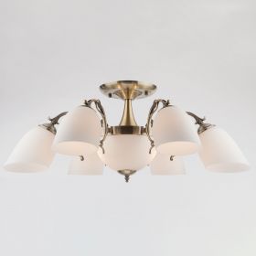 Люстра Потолочная Eurosvet 22010/6+2 Античная Бронза, Металл / Евросвет.