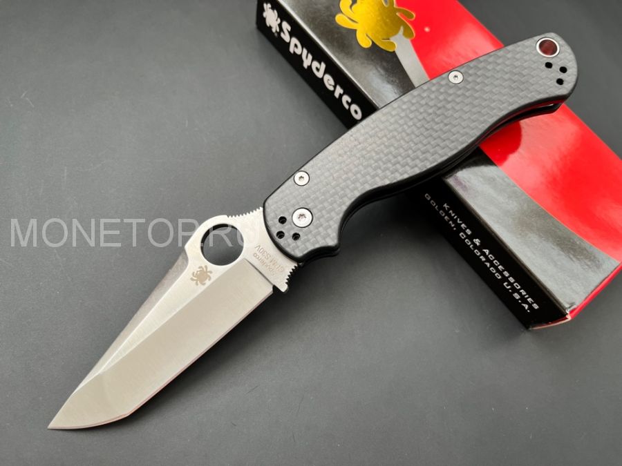 Нож Spyderco C81 Paramilitary 2 Tanto Carbon