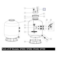 Манометр Aquaviva PPG50 06021009 пластик