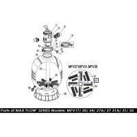 Дюзовая коробка для фильтров Aquaviva MFV27/31/35 (89012516)