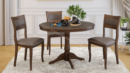 Стул «Орлеан» Б-503 (Орех темный/тк №204)