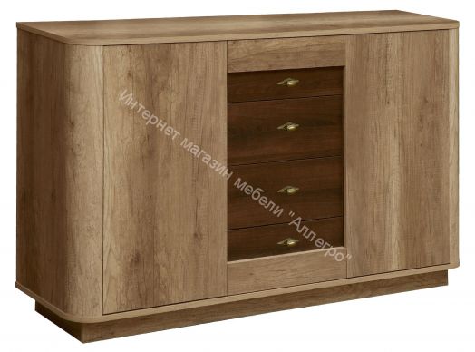 Комод 34.11 Фантазия 1388 мм, Дуб каньон/Дуб кальяри