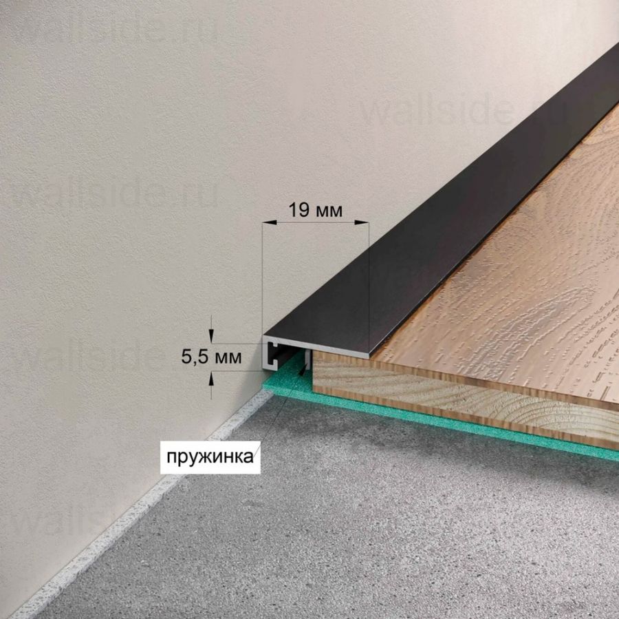 Микроплинтус Micro 19 ARM Laconistiq белый