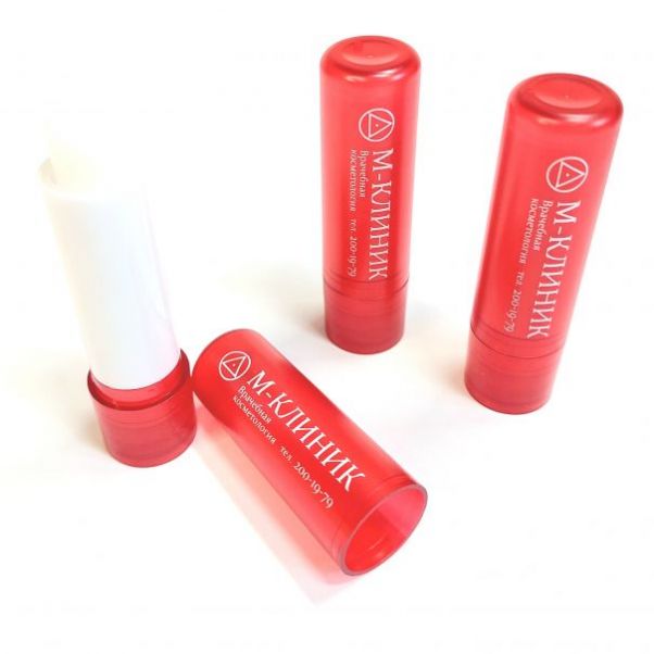 Гигиенические помады с логотипом М-КЛИНИК