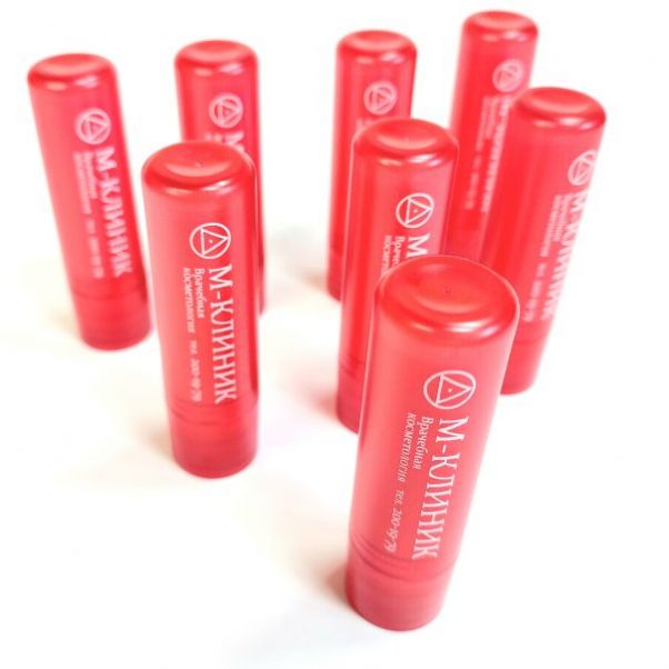 Гигиенические помады с логотипом М-КЛИНИК