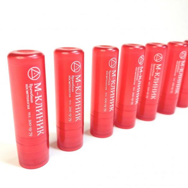 Гигиенические помады с логотипом М-КЛИНИК