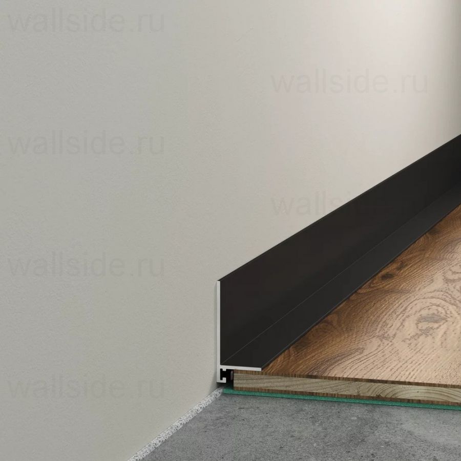 Микроплинтус L Max Laconistiq чёрный