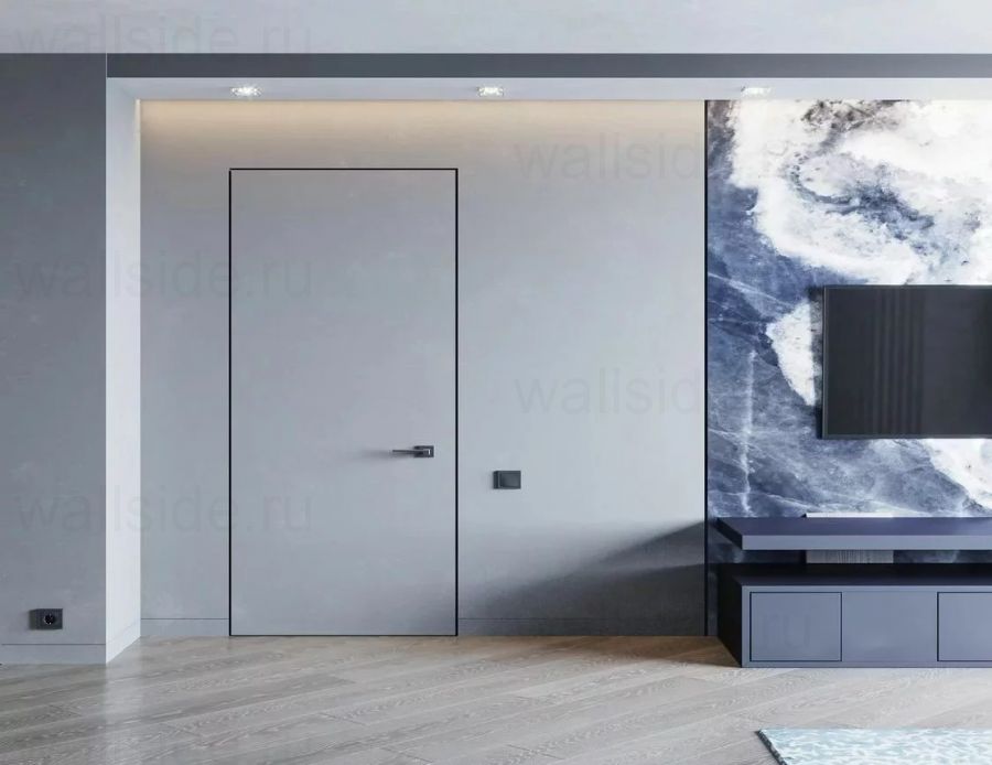 Скрытый плинтус Regular чёрный