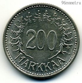Финляндия 200 марок 1956 H