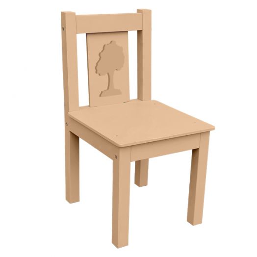 РК-53 Стул МДФ нерегулируемый светло-коричневый