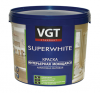 Краска Интерьерная, Моющаяся VGT Superwhite ВД-АК-1180 13кг Матовая, Белая*.