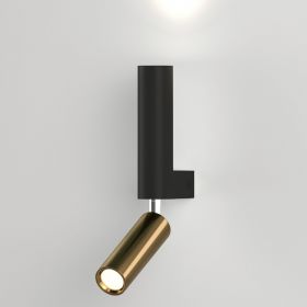 Настенный Светильник Eurosvet 40020/1 LED Черный/Латунь / Евросвет.