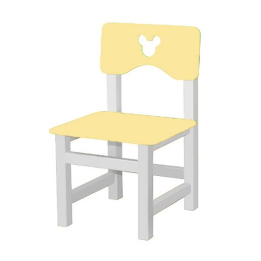 РК-54.1 Стул МДФ нерегулируемый С ФРЕЗЕРОВКОЙ "Крем-брюле"