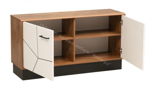 Тумба под ТВ 54.05 Гамма 1200 мм, Таксония/Белый