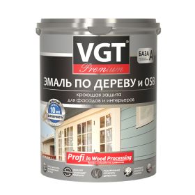 Эмаль по Дереву и OSB VGT Premium 1кг Светло-Оливковая ВД-АК-1179 Акриловая, Полуматовая для Внутренних и Наружных Работ / ВГТ Премиум.