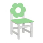 РК-54.2 Стул МДФ нерегулируемый  "Цветок салатовый"