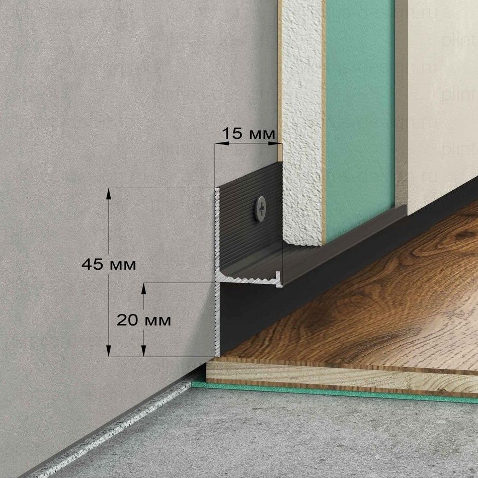 Laconistiq Regular теневой плинтус