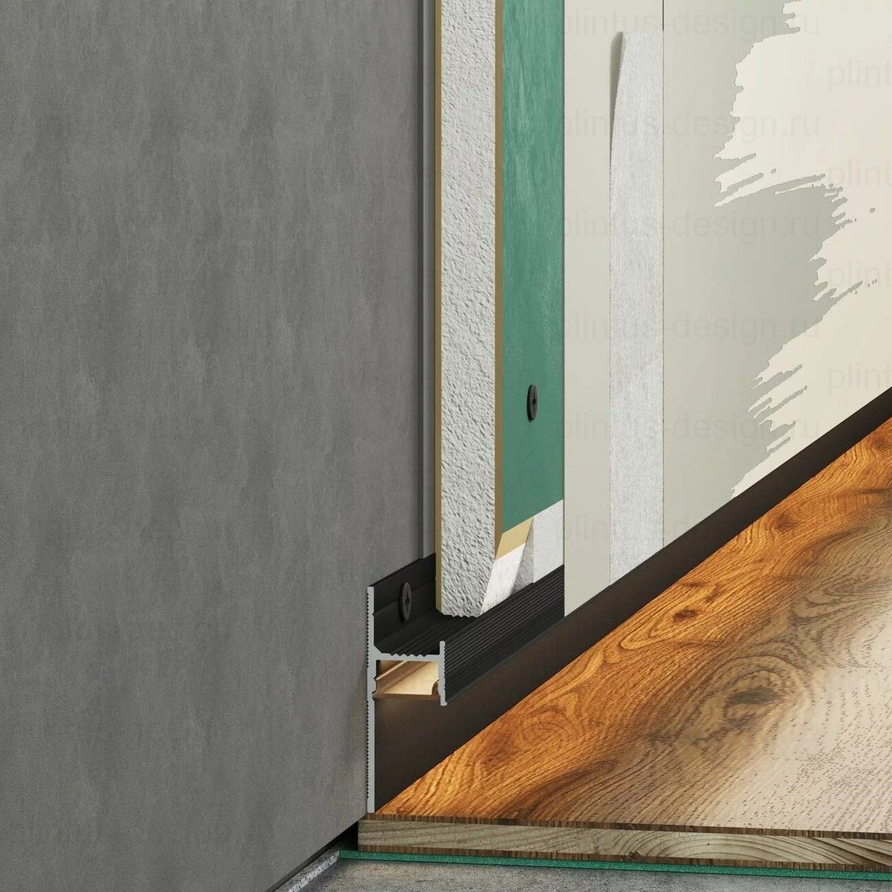 Laconistiq Light теневой плинтус