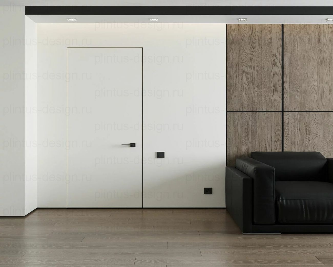 Laconistiq Strong теневой плинтус без покрытия