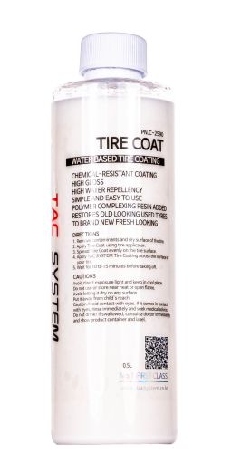 TAC SYSTEM Защ. покрытие для шин Tire Coat 500ml
