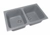 Мойка Ника ML-GM23 Двухчашевая, Темно-Серая (309), 495*775*200ММ.