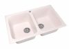 Мойка Ника ML-GM23 Двухчашевая, Светло-Розовая (311), 495*775*200ММ.