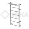 Полотенцесушитель Ника ЛД ВП-100/50/56 с Полочкой Водяной с Боковым Подключением.