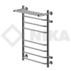 Полотенцесушитель Ника ЛТ (Г) ВП-80/40/46 с Полочкой Водяной с Боковым Подключением.
