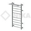 Полотенцесушитель Ника ЛВ (Г) ВП-100/50/56 с Полочкой Водяной с Боковым Подключением.