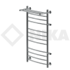 Полотенцесушитель Ника ЛД (Г2) ВП-100/50/56 с Полочкой Водяной с Боковым Подключением.