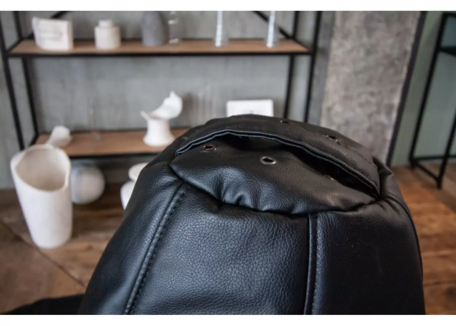 Кресло-Груша "Экокожа премиум черная"