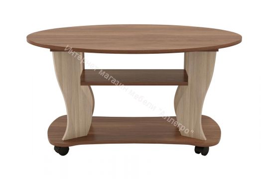 Журнальный стол Сатурн-М05, ясень шимо темный / ясень шимо светлый