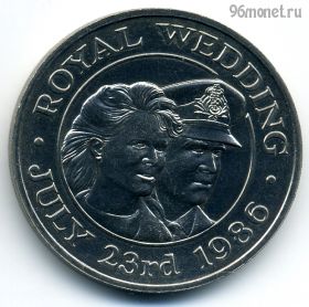 Острова Св. Елены и Вознесения 50 пенсов 1986