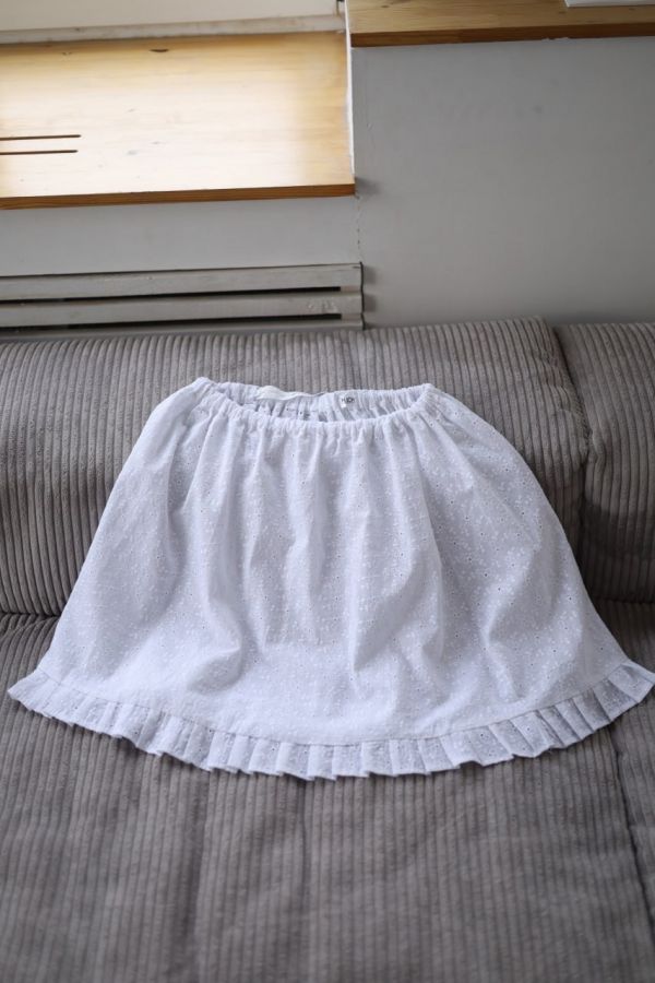 Подъюбник из хлопкового шитья