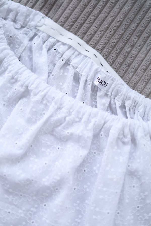 Подъюбник из хлопкового шитья