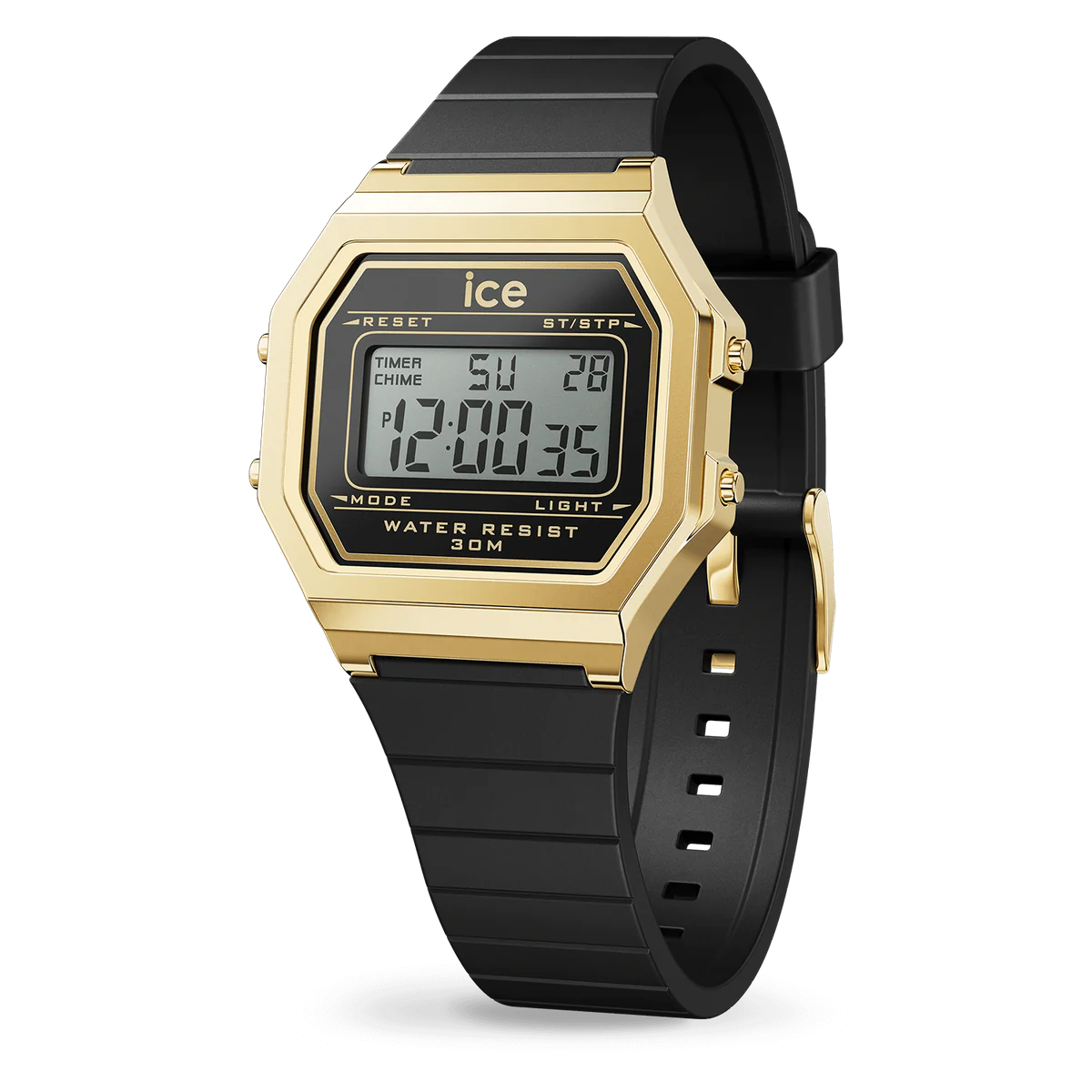 Ice Digit Retro - Black Gold