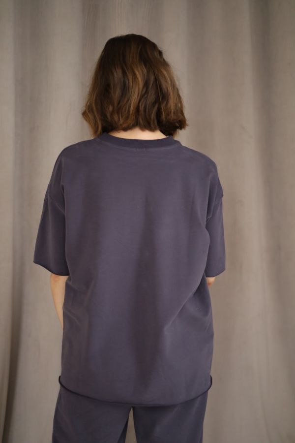 Футболка оверсайз графит