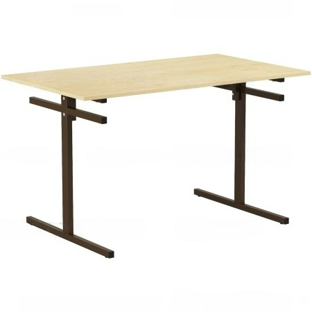 РМ-519 Стол для столовой 4-местный для скамеек (ЛДСП Клён)