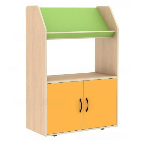 РМ-П1.5 Стеллаж-витрина книжная с дверцей