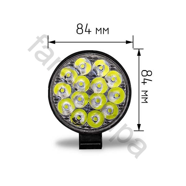 Светодиодные фары ближний свет круглые ФСО стробоскоп