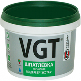 Шпатлевка по Дереву VGT Экстра 50кг Бук Акриловая, Универсальная / ВГТ Экстра.