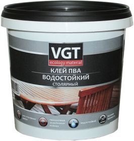 Клей ПВА Столярный VGT 10кг Водостойкий / ВГТ Столярный.