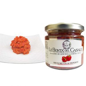 Брускетта из перцев Le Bonta del Casale Bruschetta ai Peperoni 180 г - Италия