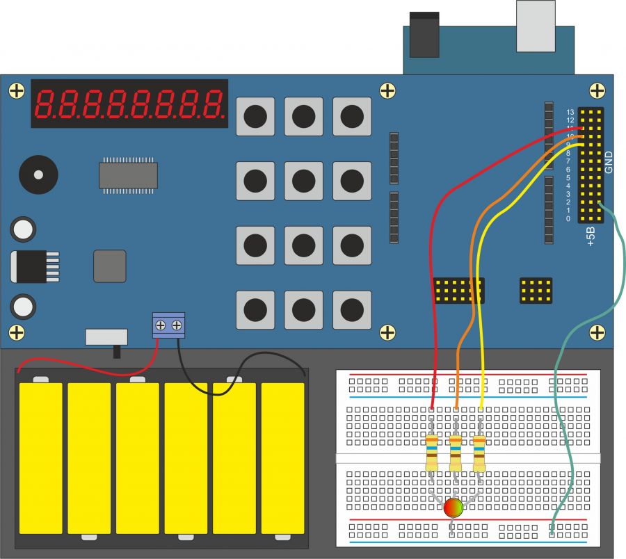 Набор для быстрого прототипирования электронных устройств на основе микроконтроллерной платформы. МАКРОШИЛД MS1-16 KV