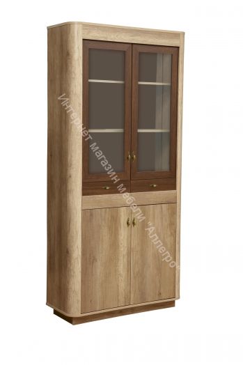 Шкаф витрина 34.05 Фантазия, Дуб каньон/Дуб кальяри