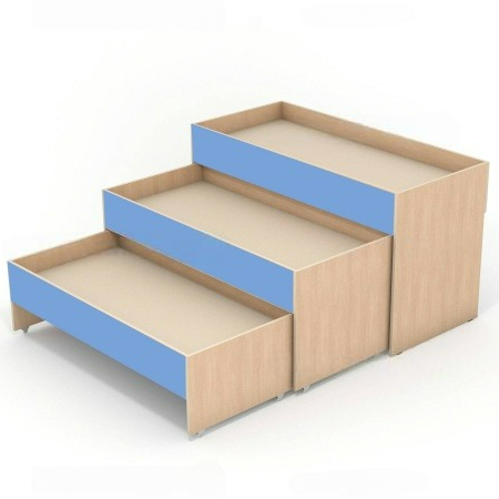 РМ-715  Кровать 3-ярусная выдвижная