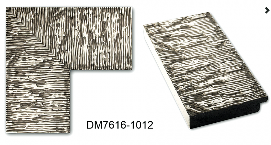 Зеркало в раме на стену для макияжа настенное в ванную прихожую коридор Steel textured 52х52 см сталь