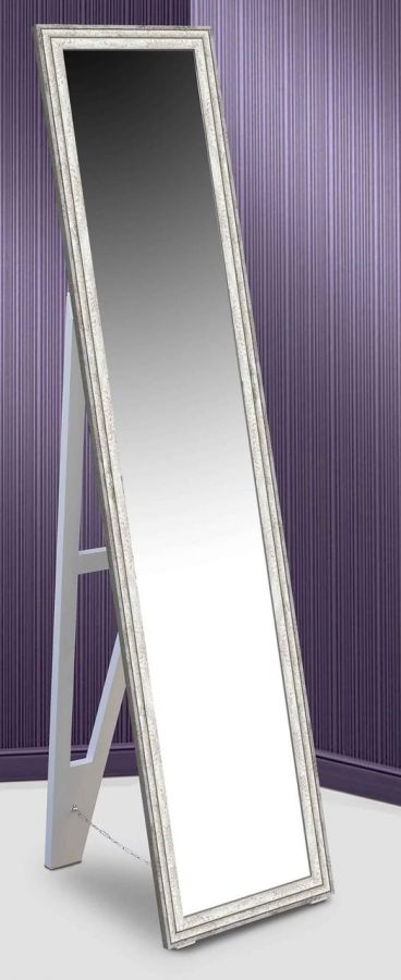 Зеркало напольное в раме на деревянной подставке в рост для дома салона офиса Gold small modern 45х167 золото