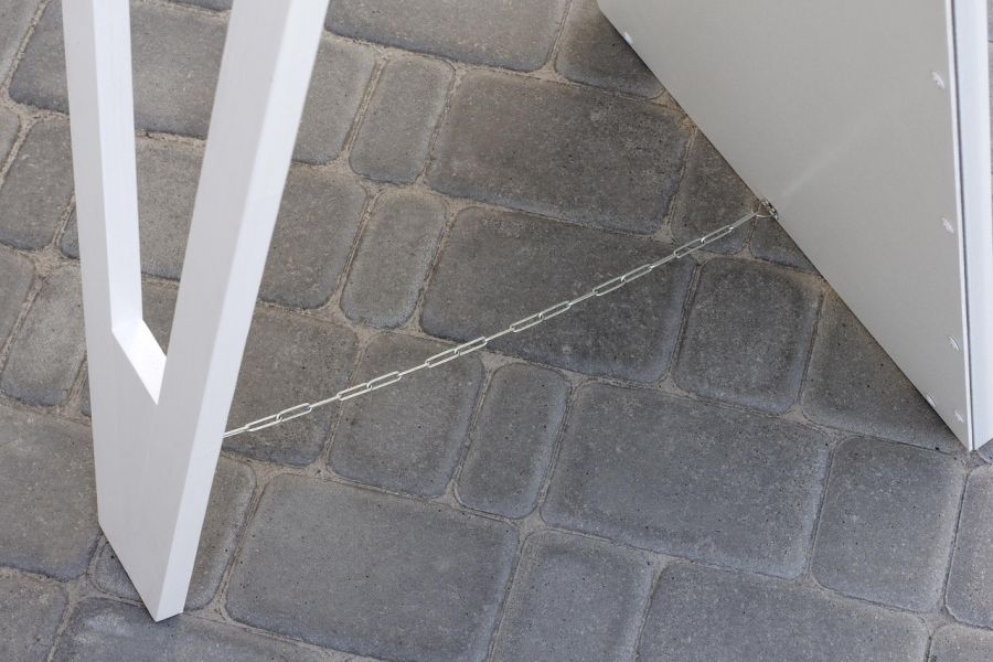 Зеркало напольное в раме на деревянной подставке в рост для дома салона офиса Gold small modern 45х167 золото