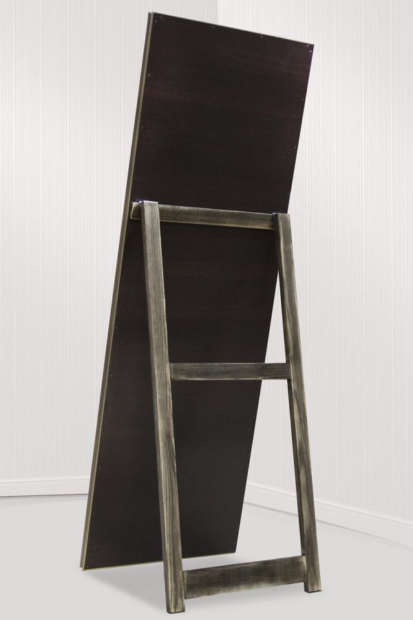 Напольное зеркало в раме на подставке в рост в прихожую спальню коридор Old tree 60х174 см коричневое